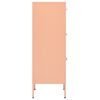 vidaXL Storage Cabinet Pink 42.5x35x101.5 cm Steel