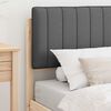 vidaXL Bed Frame with Upholstered Headboard Dark Grey 90 x 200 cm