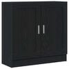 vidaXL Book Cabinet Black Oak 82.5 x 30.5 x 80 cm Engineered Wood