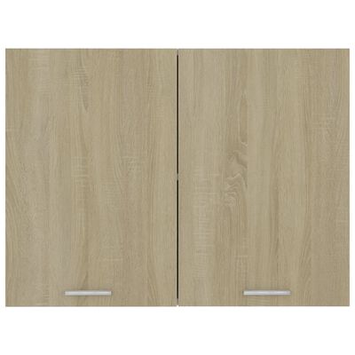 vidaXL Hanging Cabinet Sonoma Oak 80x31x60 cm Engineered Wood