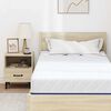 vidaXL Mattress White and Blue 100 x 200 cm Gel Memory Foam