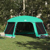 vidaXL Pool Tent with Removable Fly & Mesh Walls Sea Green 618x532 cm