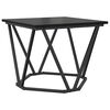 vidaXL Side Table Set 2 pcs Black oak 50 x 50 x 40 cm