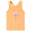 Kids' Tank Top Bright Orange 140