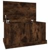 vidaXL Storage Box Smoked Oak 70x40x38 cm Engineered Wood