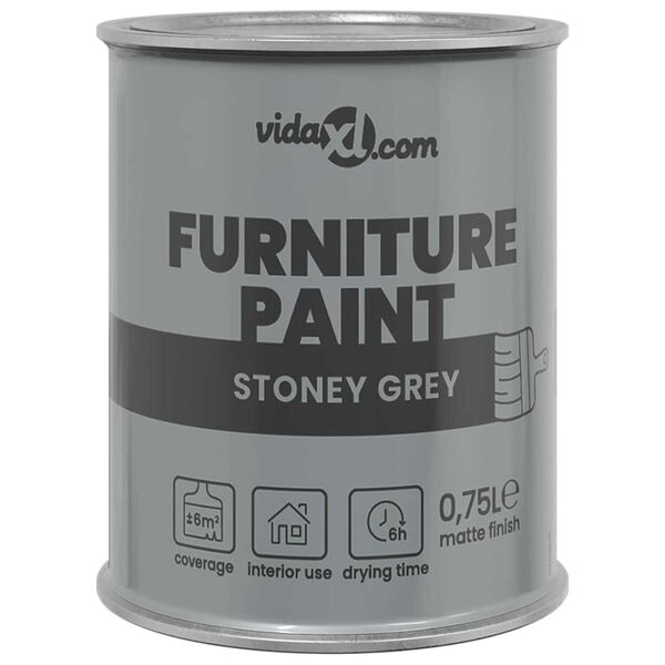 vidaXL Furniture Paint Grey 10 x 10 x 12.2 cm Wall Print