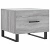 vidaXL Coffee Table Grey Sonoma 50x50x40 cm Engineered Wood