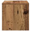 vidaXL Bedside Cabinet 2 pcs Old wood 40 x 40 x 30 cm Engineered wood