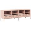 vidaXL TV Cabinet Pink 135x39x43.5 cm Cold-rolled Steel