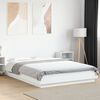 vidaXL Bed Frame without Mattress White 140x200 cm