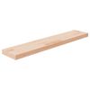 vidaXL Shelf Board 100x20x4 cm Untreated Solid Wood Oak