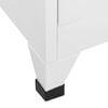 vidaXL Locker Cabinet Light Grey 38x40x180 cm Steel
