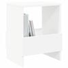 vidaXL Magazine Rack White 35 x 30 x 45 cm