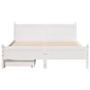 vidaXL Bed Frame without Mattress White 140x190 cm Solid Wood Pine