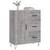 vidaXL Sideboard Grey Sonoma 69.5x34x90 cm Engineered Wood