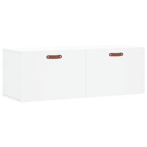 vidaXL Wall Cabinet White 100x36,5x35 cm Engineered Wood