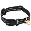 vidaXL Dog Harness with Lead & Collar Adjustable Black L