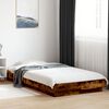 vidaXL Bed Frame without Mattress Smoked Oak 90x190 cm Single