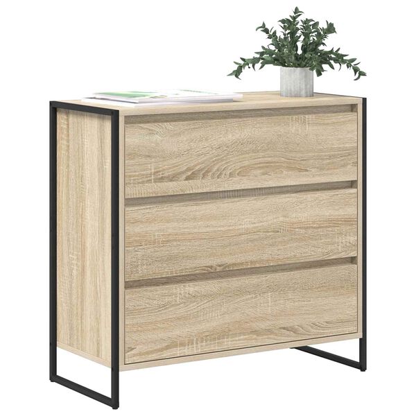 vidaXL Sideboard with Drawer Sonoma 79 x 36 x 75.5 cm Engineered Wood