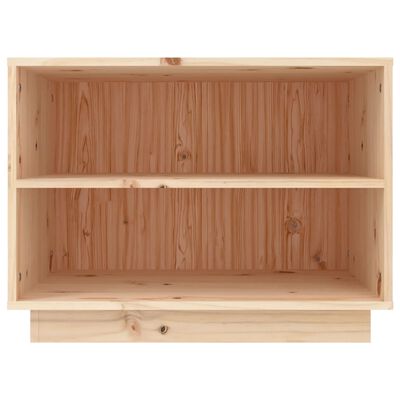 vidaXL Shoe Cabinet 60x34x45 cm Solid Wood Pine