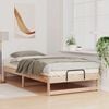 vidaXL Bed Frame Brown 100 x 210 cm Solid Pine Wood