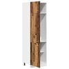 vidaXL Refrigerator Cabinet Lyon Old Wood 60x57x207 cm Engineered Wood