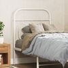 vidaXL Metal Replace Headboard White 75 cm