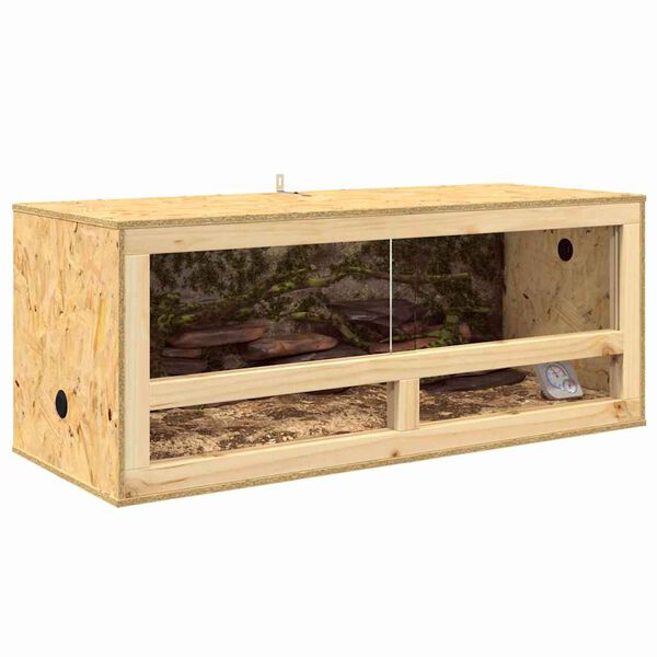 vidaXL Terrarium Brown 100 x 40 x 40 cm OSB