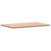 vidaXL Table Top 100x60x2.5 cm Rectangular Solid Wood Beech