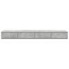 vidaXL Bed Drawers Concrete Grey 140 x 36.5 x 16.5 cm Engineered Wood