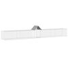 vidaXL Chicken Coop 9x1x1,5 m Galvanised Steel