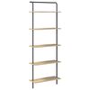 vidaXL Bookshelf 5-Tier 60 x 24 x 168 cm Engineered wood Sonoma Oak