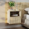 vidaXL Wall-mounted Bedside Cabinets 2 pcs Sonoma Oak