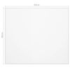 vidaXL Table Protector Matt 80x80 cm 1.6 mm PVC