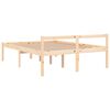 vidaXL Senior Bed without Mattress 140x200cm Solid Wood Pine