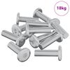 vidaXL Screw 1593 pcs Silver 8 x 25 mm Steel