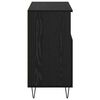 vidaXL Sideboard Black Oak 60 x 35 x 70 cm