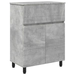 vidaXL Bathroom Vanity Unit Concrete Grey 60 x 35 x 80 cm