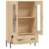 vidaXL Highboard Sonoma Oak 69.5x31x115 cm Engineered Wood