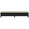 vidaXL Bed Frame without Mattress Black 90x190 cm Single Single Faux Leather