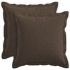 vidaXL Cushion Cover 2 pcs HOUTEN Taupe 40 x 40 cm Faux Linen