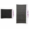 vidaXL Privacy Net HDPE 2x50 m Black 150 g/m²