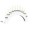 vidaXL Christmas Candle Arch with 10 LED Candles LEDs Warm White