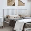 vidaXL Metal Replace Headboard White 135 cm