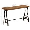 vidaXL Console Table Solid Reclaimed Wood 120x40x76 cm