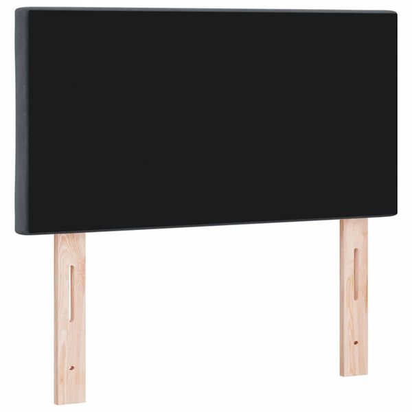 vidaXL Headboard Height Adjustable Dark grey 80 cm Velvet