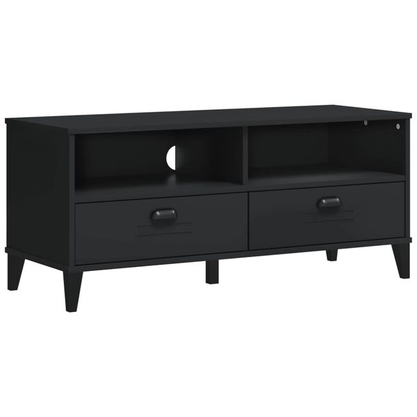 vidaXL TV Cabinet VIKEN Black Engineered Wood