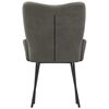 vidaXL Dining Chairs 2 pcs Dark Grey Velvet