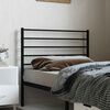vidaXL Metal Headboard Black 107 cm