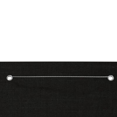 vidaXL Balcony Screen Black 120x240 cm Oxford Fabric